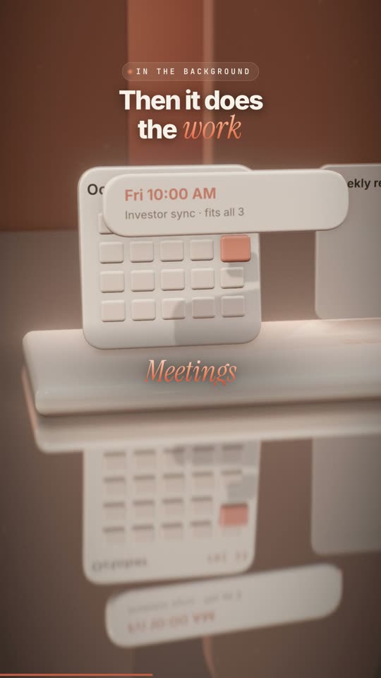 A new AI feature, staged in 3D